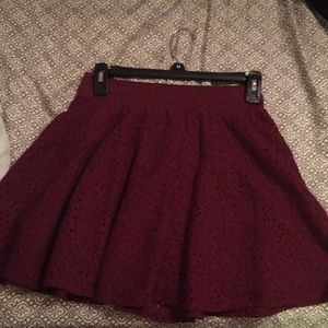 Maroon Skater Skirt (Arizona Jean Co.)